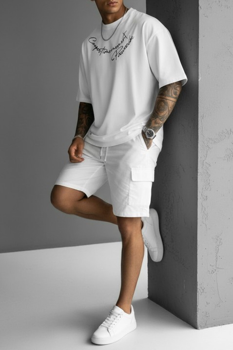 Tricou bărbați MIHROLO WHITE, Culoare: alb, IVET.RO - Reduceri de până la -80%