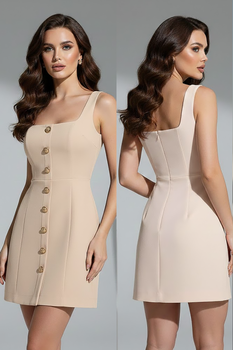Rochie KREVOLDA BEIGE, Culoare: bej, IVET.RO - Reduceri de până la -80%