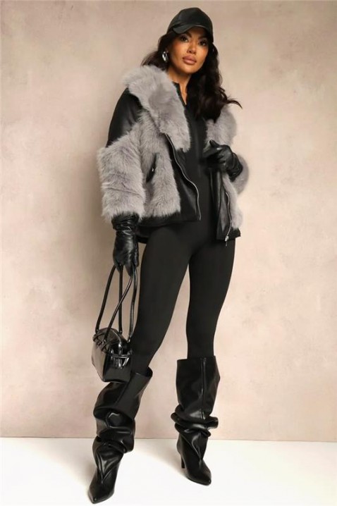 Geacă SELVILDA, Culoare: gri, IVET.RO - Reduceri de până la -80%