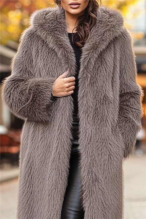 Palton GRISTELFA BROWN, Culoare: maro, IVET.RO - Reduceri de până la -80%