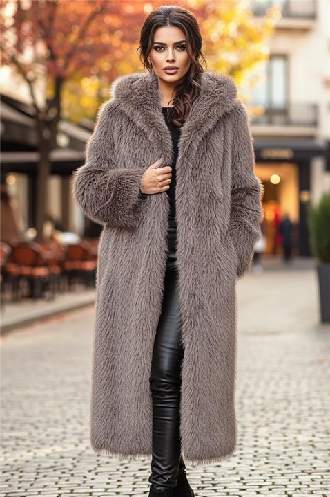 Palton GRISTELFA BROWN, Culoare: maro, IVET.RO - Reduceri de până la -80%