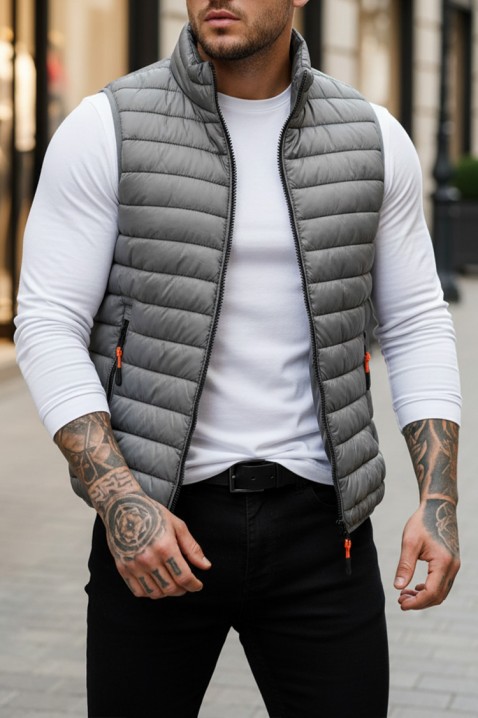 Vestă bărbați FORMENO GREY, Culoare: gri, IVET.RO - Reduceri de până la -80%