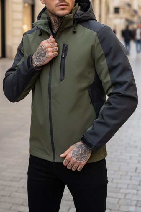 Geacă bărbați NIMONO KHAKI, Culoare: khaki, IVET.RO - Reduceri de până la -80%