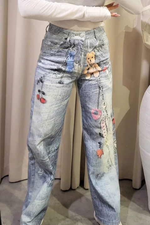 Blugi ATRAKCILA, Culoare: albastru deschis, IVET.RO - Reduceri de până la -80%