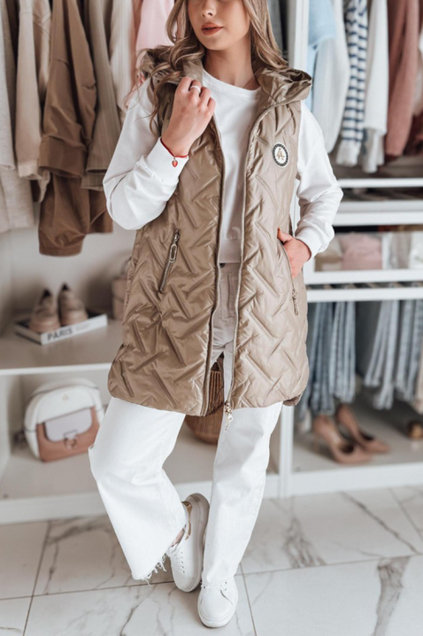 Vestă ZABRINDA BEIGE, Culoare: bej, IVET.RO - Reduceri de până la -80%