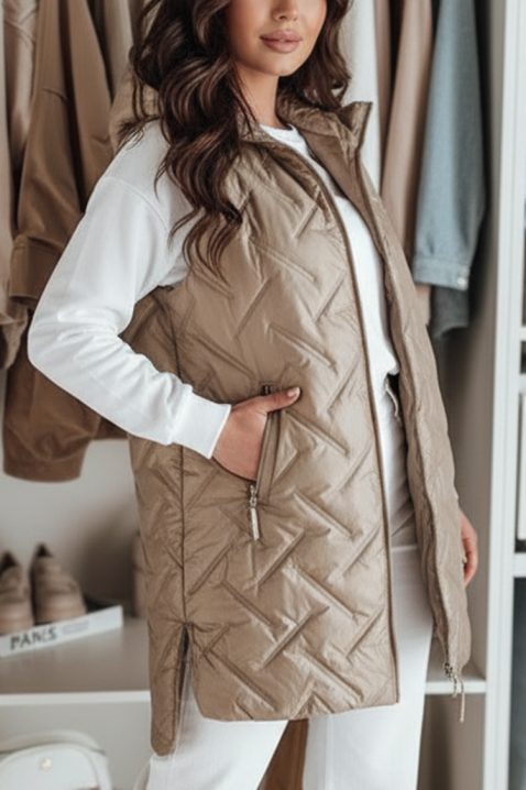 Vestă ZABRINDA BEIGE, Culoare: bej, IVET.RO - Reduceri de până la -80%