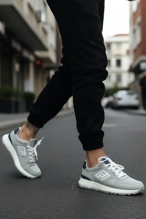 Adidași bărbați TELFORO GREY, Culoare: gri, IVET.RO - Reduceri de până la -80%