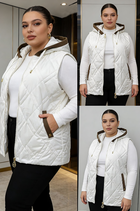 Vestă BRUTELMA WHITE, Culoare: alb, IVET.RO - Reduceri de până la -80%