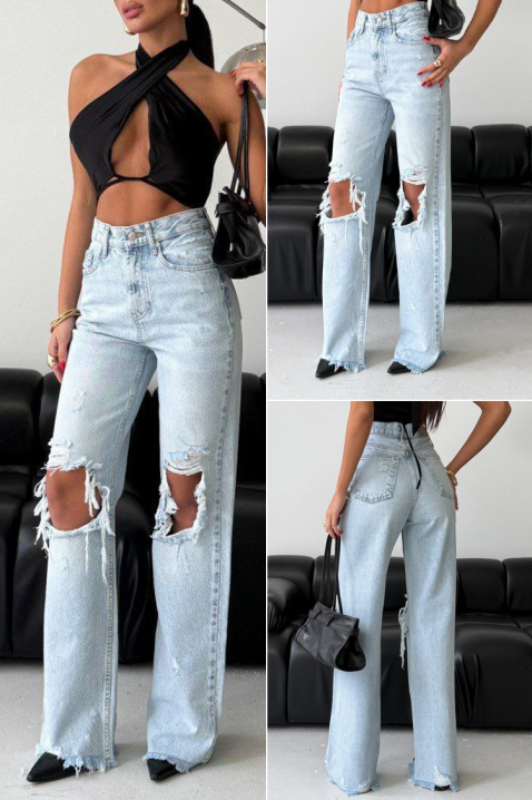 Blugi SATURNA, Culoare: albastru deschis, IVET.RO - Reduceri de până la -80%