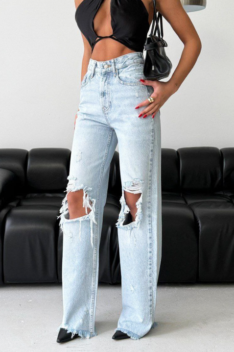 Blugi SATURNA, Culoare: albastru deschis, IVET.RO - Reduceri de până la -80%