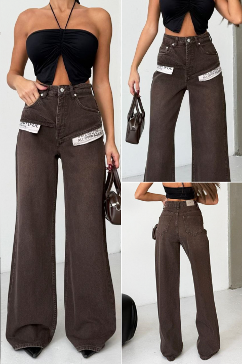 Blugi MARSENA, Culoare: maro, IVET.RO - Reduceri de până la -80%