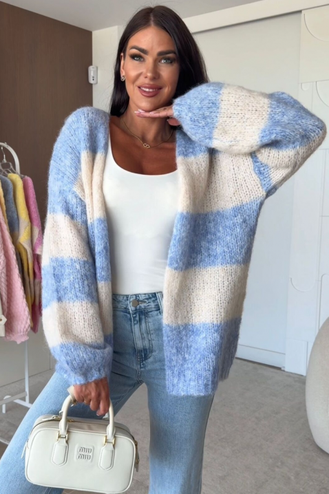 Cardigan EDAVELZA SKY, Culoare: albastru deschis, IVET.RO - Reduceri de până la -80%