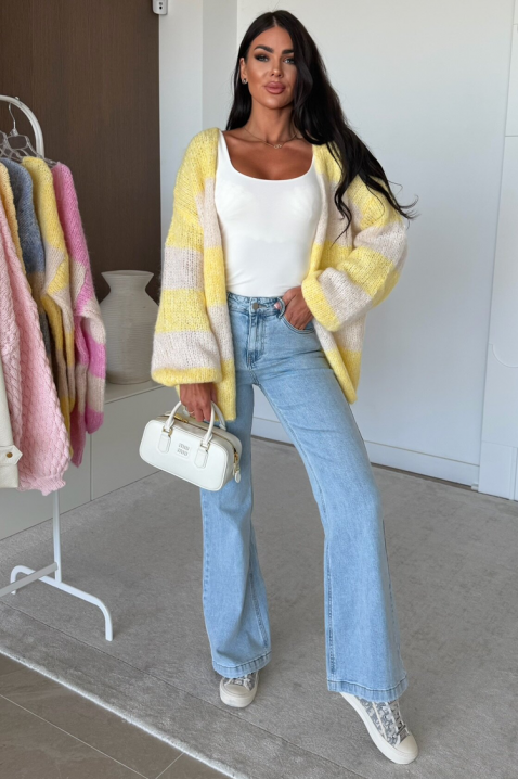 Cardigan EDAVELZA YELLOW, Culoare: galben, IVET.RO - Reduceri de până la -80%