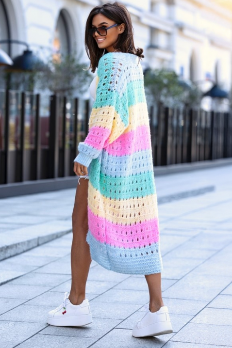 Cardigan RAINZOLA TURQUA, Culoare: multicolor, IVET.RO - Reduceri de până la -80%