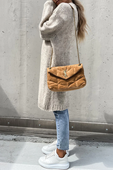 Cardigan ZREVILDA, Culoare: bej, IVET.RO - Reduceri de până la -80%