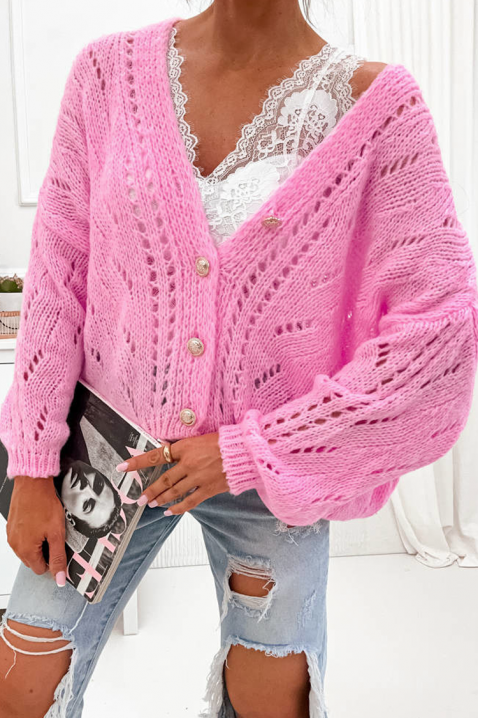 Cardigan ELNONZA PINK, Culoare: roz, IVET.RO - Reduceri de până la -80%