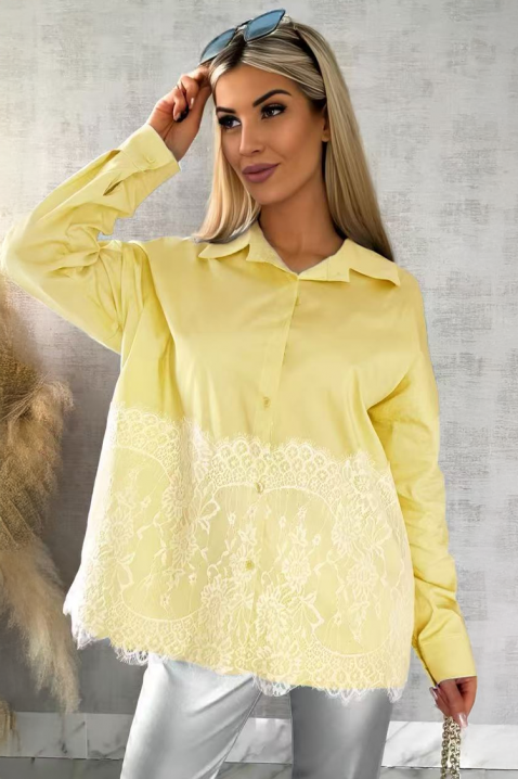 Cămașă damă GLEDROLZA YELLOW, Culoare: galben, IVET.RO - Reduceri de până la -80%