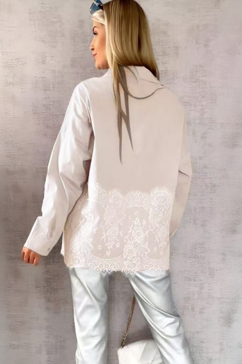 Cămașă damă GLEDROLZA ECRU, Culoare: ecru, IVET.RO - Reduceri de până la -80%