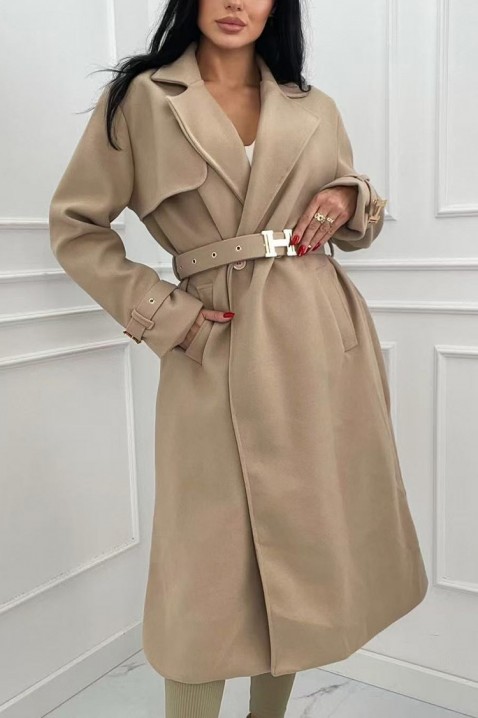 Trenci LORVELDA BEIGE, Culoare: bej, IVET.RO - Reduceri de până la -80%