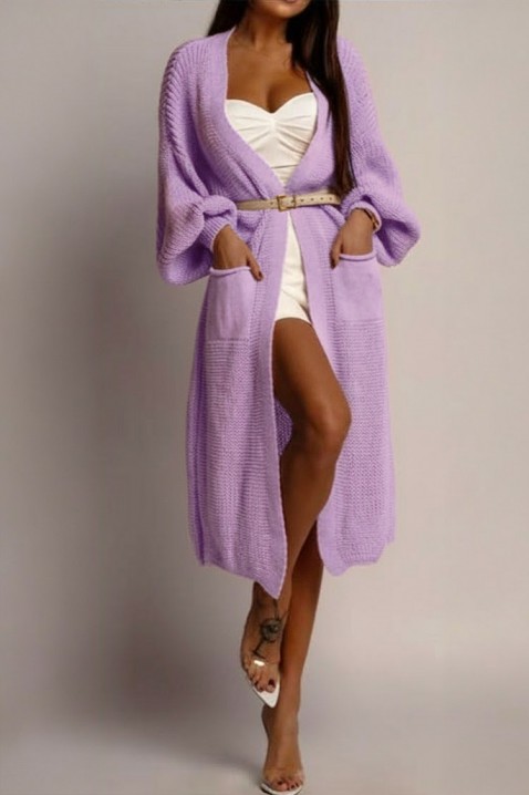 Cardigan GABROLDA LILA, Culoare: mov deschis, IVET.RO - Reduceri de până la -80%