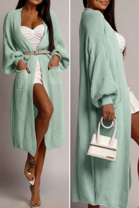 Cardigan GABROLDA MINT, Culoare: mentă, IVET.RO - Reduceri de până la -80%