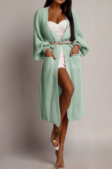 Cardigan GABROLDA MINT, Culoare: mentă, IVET.RO - Reduceri de până la -80%