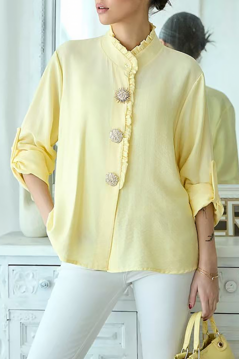 Cămașă damă LARVOLDA YELLOW, Culoare: galben, IVET.RO - Reduceri de până la -80%