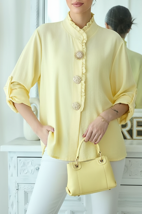 Cămașă damă LARVOLDA YELLOW, Culoare: galben, IVET.RO - Reduceri de până la -80%