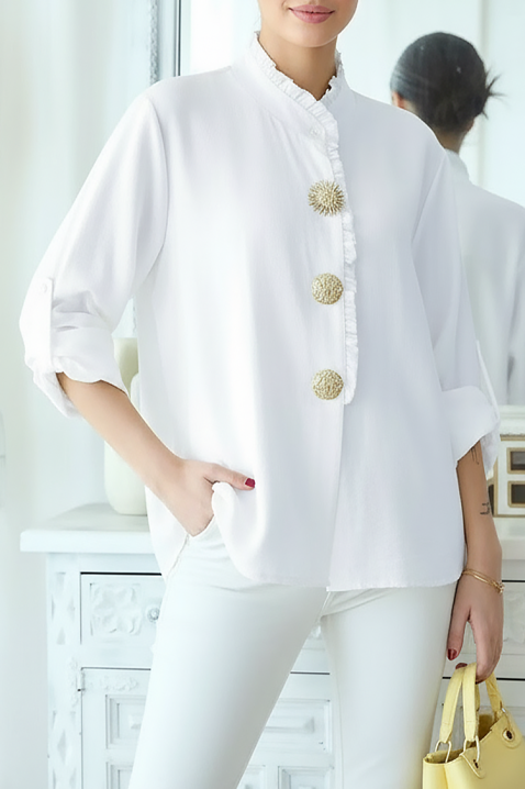 Cămașă damă LARVOLDA WHITE, Culoare: alb, IVET.RO - Reduceri de până la -80%