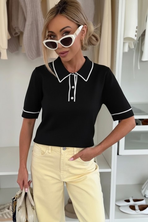 Tricou VIMROLZA BLACK, Culoare: negru, IVET.RO - Reduceri de până la -80%