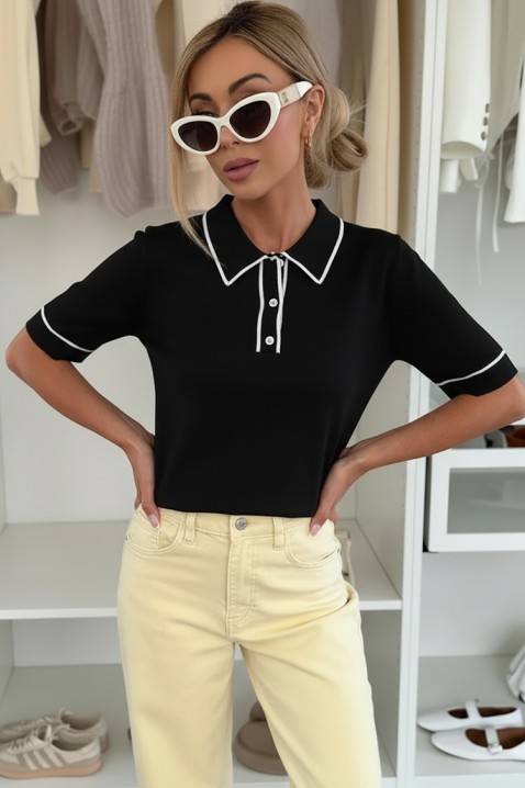 Tricou VIMROLZA BLACK, Culoare: negru, IVET.RO - Reduceri de până la -80%