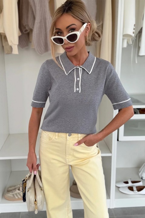 Tricou VIMROLZA GREY, Culoare: gri, IVET.RO - Reduceri de până la -80%