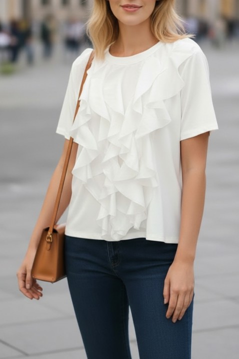 Tricou GERMIOHA WHITE, Culoare: alb, IVET.RO - Reduceri de până la -80%