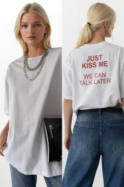 Tricou JIMONZA WHITE, Culoare: alb, IVET.RO - Reduceri de până la -80%