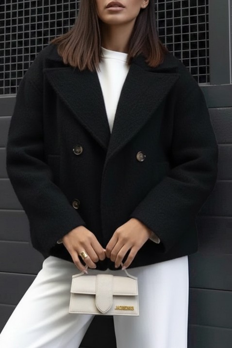 Palton POLOBENZA BLACK, Culoare: negru, IVET.RO - Reduceri de până la -80%