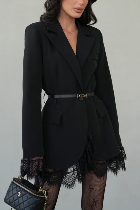 Sacou ZRELONDA, Culoare: negru, IVET.RO - Reduceri de până la -80%