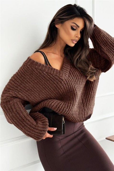 Pulover SLEVOLDA MOCHA, Culoare: mocca, IVET.RO - Reduceri de până la -80%