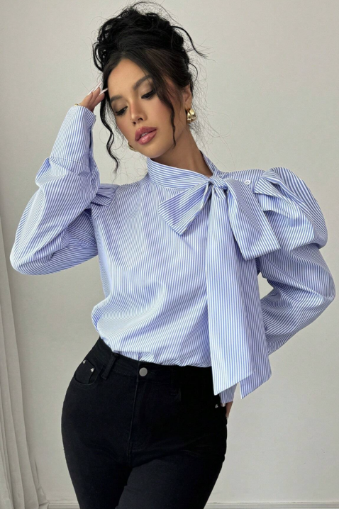 Cămașă damă ZAROLVA SKY, Culoare: albastru deschis, IVET.RO - Reduceri de până la -80%