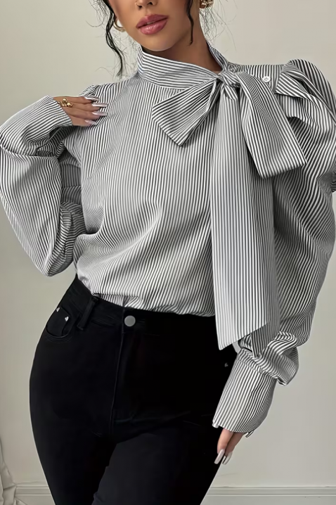 Cămașă damă ZAROLVA GREY, Culoare: gri, IVET.RO - Reduceri de până la -80%