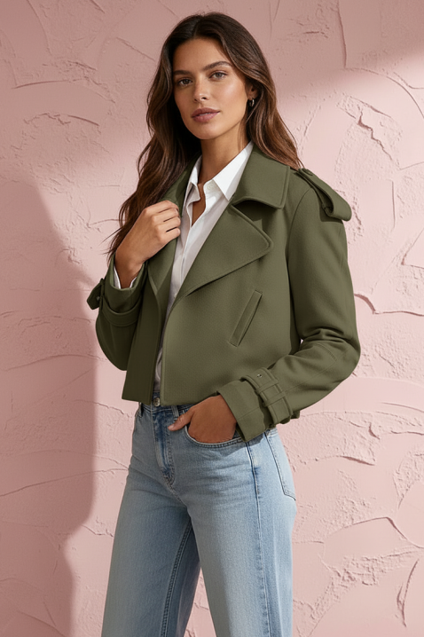 Geacă YOVILZA KHAKI, Culoare: khaki, IVET.RO - Reduceri de până la -80%