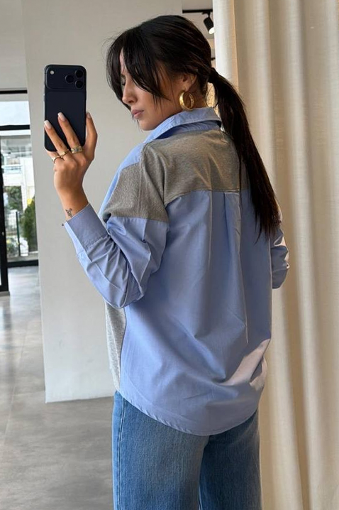 Cămașă damă ODILZA, Culoare: albastru deschis, IVET.RO - Reduceri de până la -80%