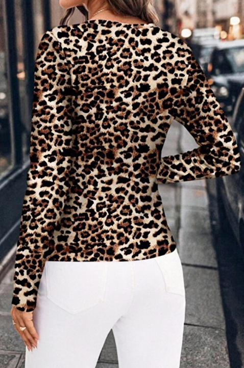 Bluză damă LEONZELA, Culoare: multicolor, IVET.RO - Reduceri de până la -80%