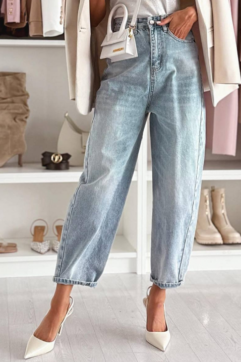 Blugi CHILVENZA, Culoare: albastru deschis, IVET.RO - Reduceri de până la -80%