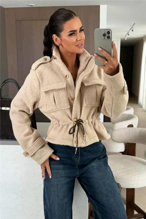 Geacă SIGNOLDA ECRU, Culoare: ecru, IVET.RO - Reduceri de până la -80%