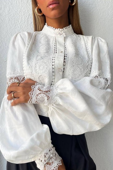 Cămașă damă MARTEMONA WHITE, Culoare: alb, IVET.RO - Reduceri de până la -80%