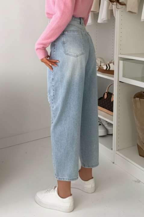 Blugi LORZELA, Culoare: albastru deschis, IVET.RO - Reduceri de până la -80%