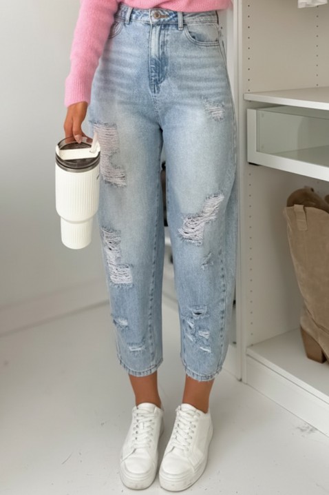 Blugi LORZELA, Culoare: albastru deschis, IVET.RO - Reduceri de până la -80%