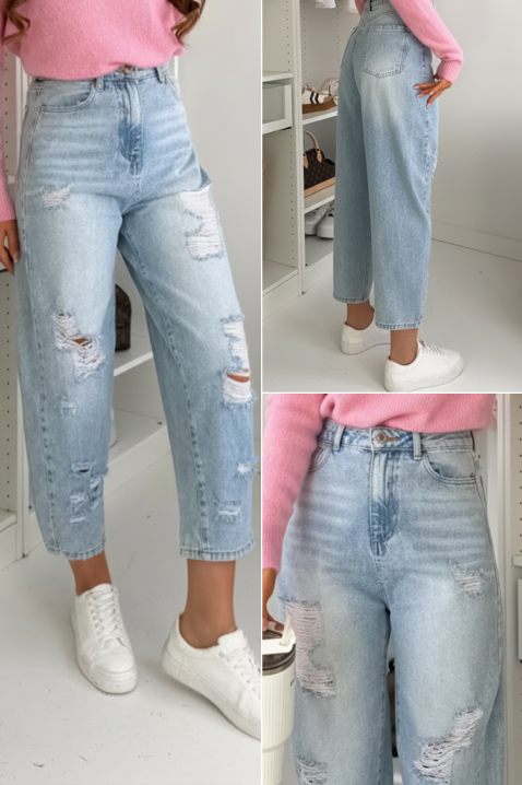 Blugi LORZELA, Culoare: albastru deschis, IVET.RO - Reduceri de până la -80%