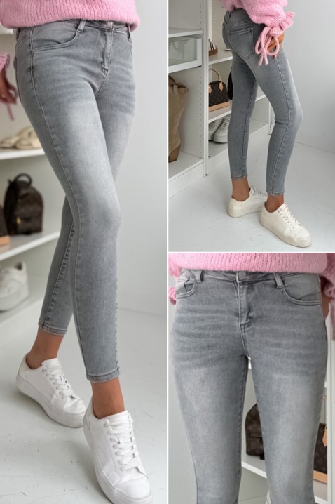 Blugi HREVILDA, Culoare: gri, IVET.RO - Reduceri de până la -80%