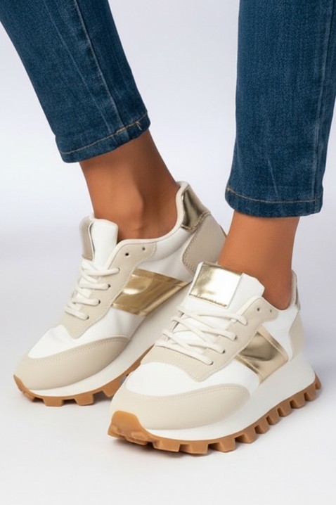 Adidași damă ORNABELZA GOLDEN, Culoare: auriu, IVET.RO - Reduceri de până la -80%